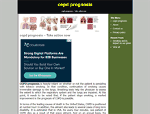 Tablet Screenshot of copdprognosis.net